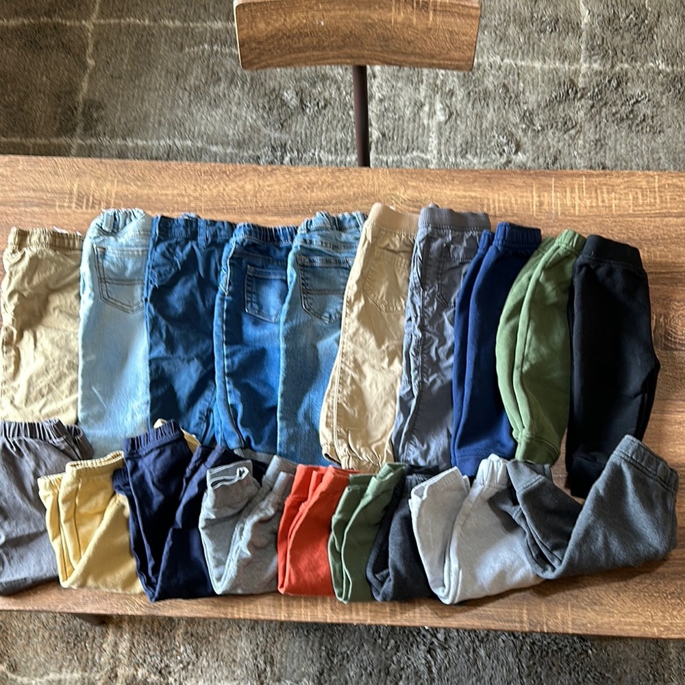 19 Piece Kids Multi-Color Pants Lot